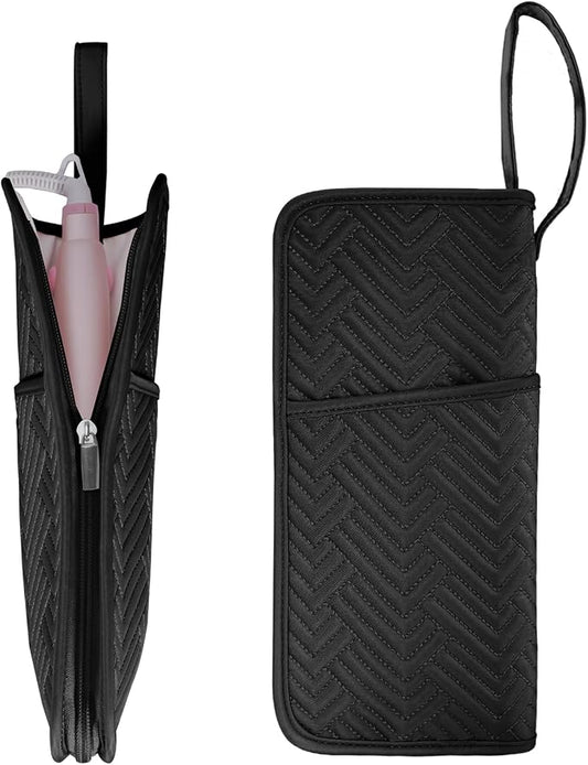 SITHON Hot Iron Holder & Mat, Heat Resistant Hair Tools Travel Bag Portable Hot by SITHON