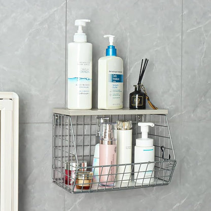 2pcs Silver Fruit Basket, Stackable Wall Mounted Pantry Organizers and Storage - Image 8