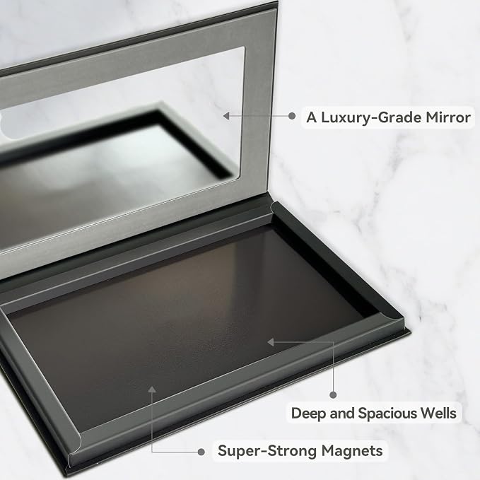 Magnetic Empty Eyeshadow Palette, Makeup Pans Organizer - Image 4