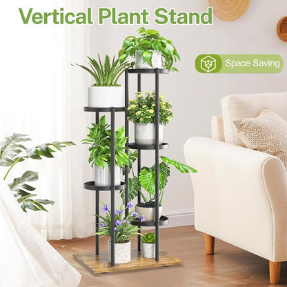 iDavosic.ly 5 Tier Plant Stand Indoor Outdoor, Tiered Corner Multiple Flower - Image 5
