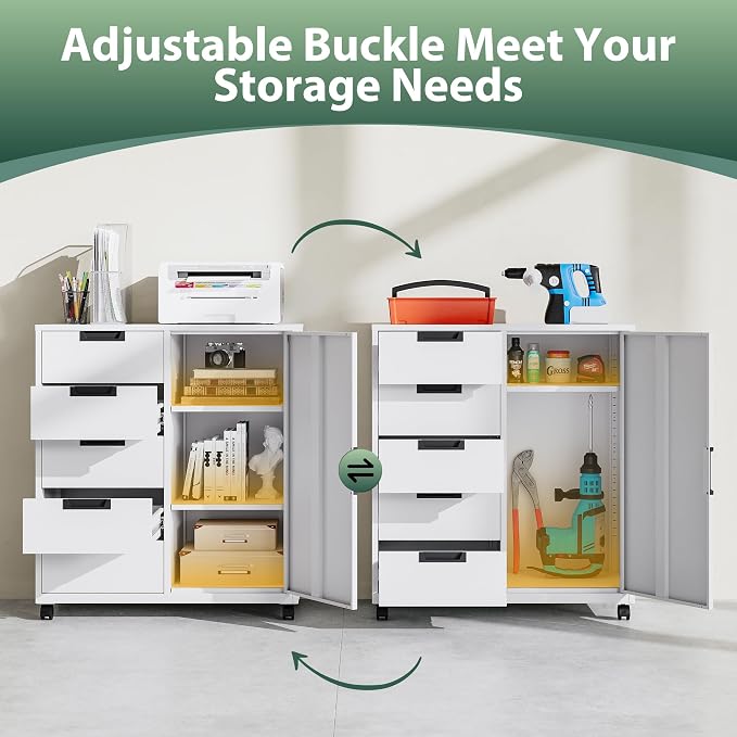 MIIIKO 5 Drawer Storage Cabinet - Image 7
