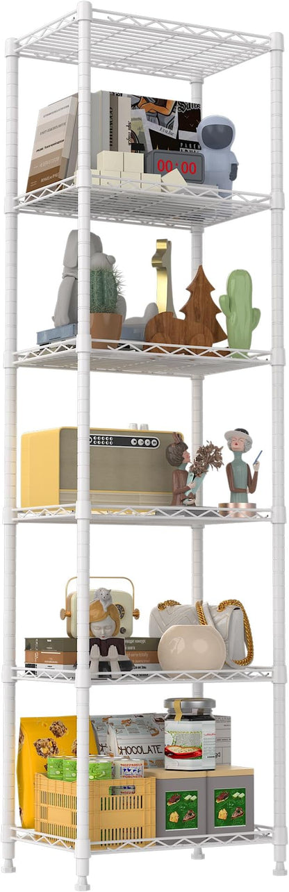 REGILLER 6 Wire Shelving Steel Storage Rack Adjustable Unit Shelves - Image 9