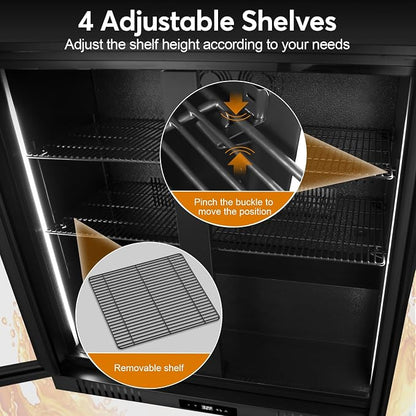 Back Bar Cooler Undercounter Beverage Refrigerator - Image 9