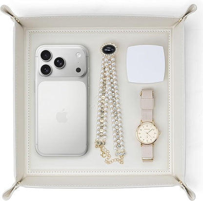 VLANDO Valet Tray, Nightstand Organizer Vanity Catchall Holder by VLANDO