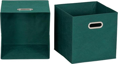 Household Essentials Foldable Fabric Storage Cubes 6-Pack – 11x11x11 Stackable - Image 4