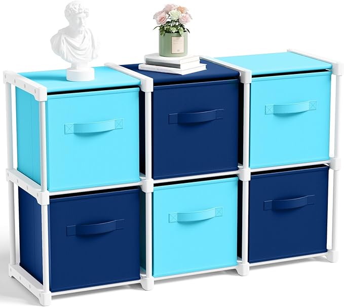 Briwooody 6 Cube Storage Organizer Bins by Briwooody