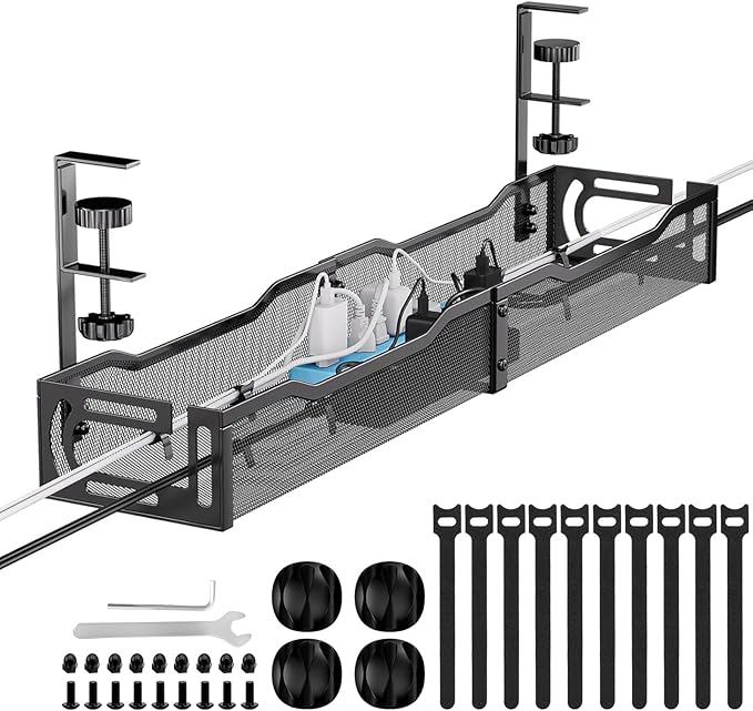 Cable Management, Metal Cord Organizer by Unknown