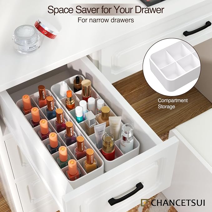 Organizer Holder for Lipstick Nail Polish: Lip Gloss Makeup Storage Drawer - Image 3