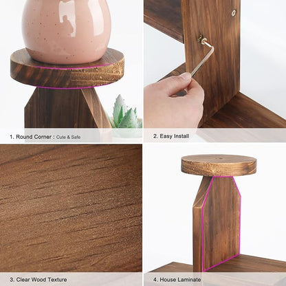 Wood Desktop Plant Stand - Image 4