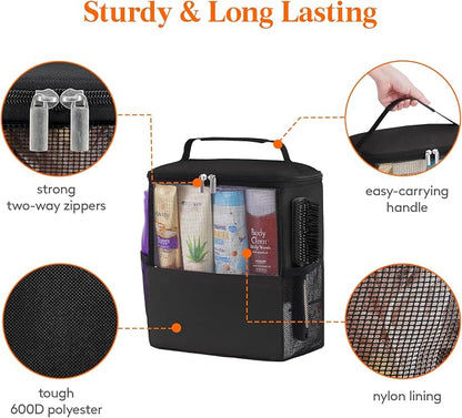 Lifewit Shower Bag Mesh Shower Caddy Portable College Dorm Room Essentials Tote - Image 6