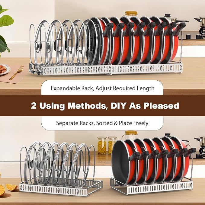 Housolution Pot and Pan Organizer Rack - Image 4