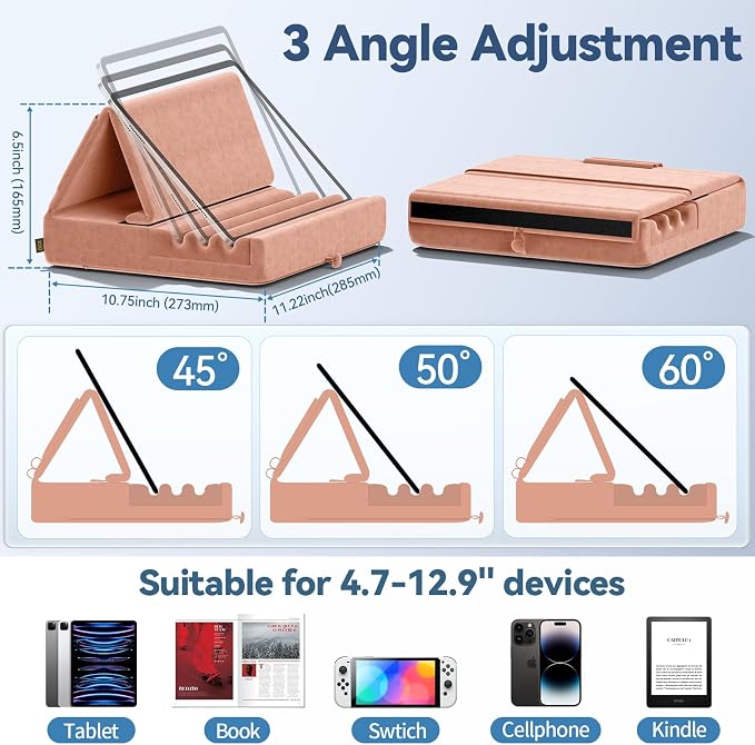 KDD Tablet Pillow Holder, Foldable iPad Stand - Image 8