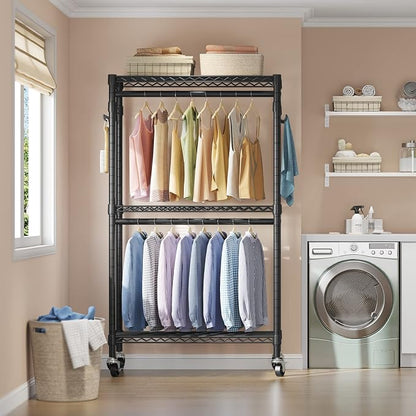 VIPEK R2 Medium Rolling Clothes Rack Heavy Duty Clothing Rack - Image 3