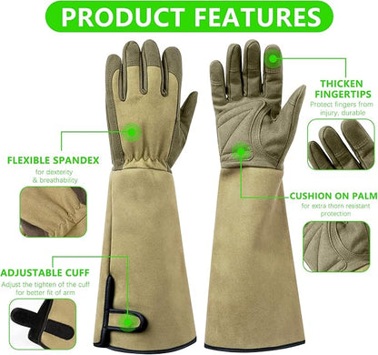 Professional Rose Pruning Thorn Proof Gardening Gloves - Image 5