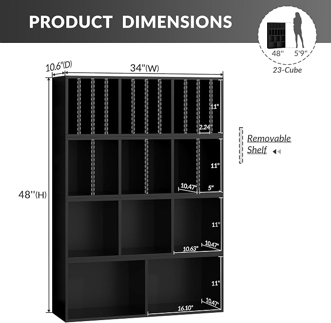 IOTXY DIY Modular Cube Bookcase - Image 3