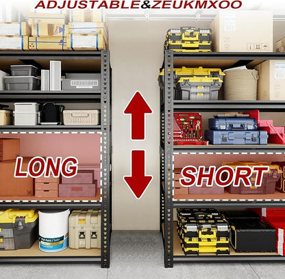 Garage Racks for Storage，5-Tier Adjustable Garage Shelving Storage Shelves - Image 6