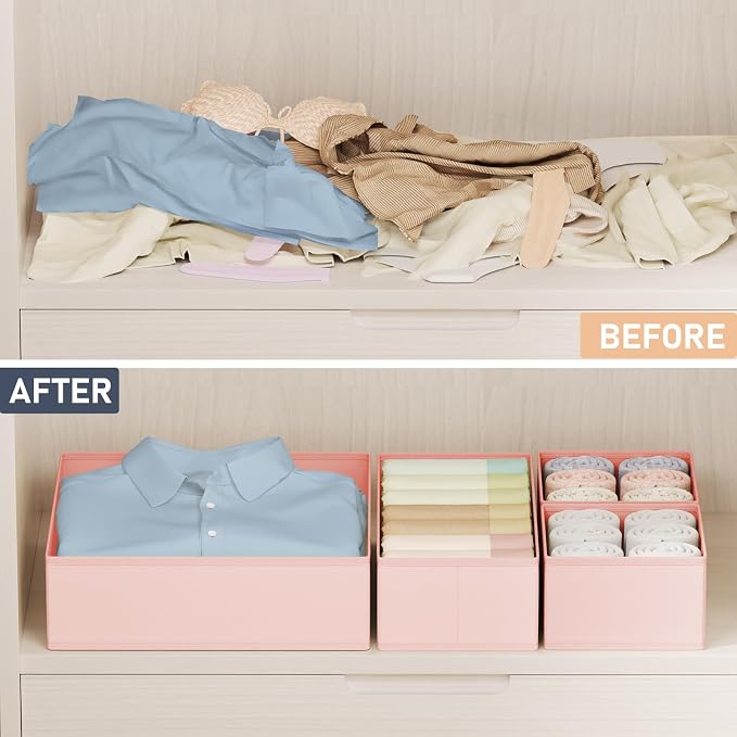 DIMJ Drawer Organizer Clothes Storage - Image 7