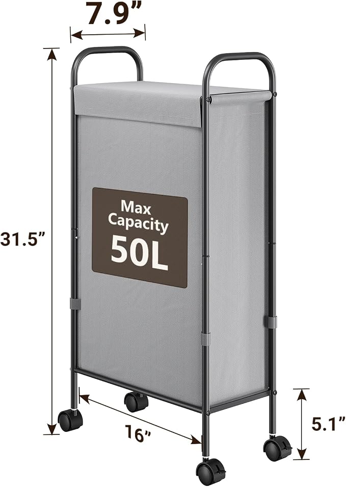 ELYKEN Slim Laundry Hamper - Image 2