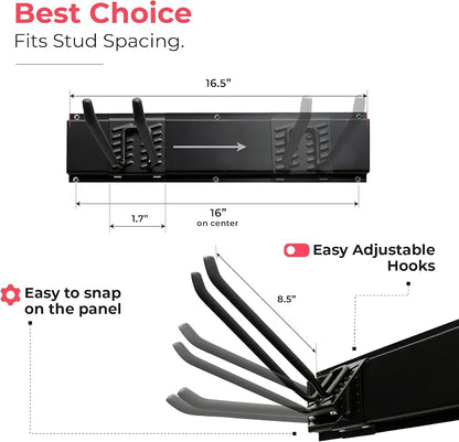 TIDYME Garage Tool Organizer Wall Mount - Image 6
