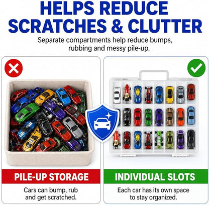 Toy Car Storage Organizer Case Compatible - Image 4