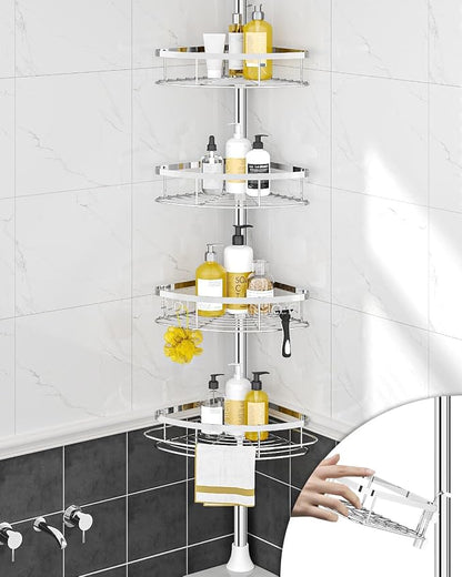 SEIRIONE Rustproof Shower Corner Caddy Organizer by SEIRIONE