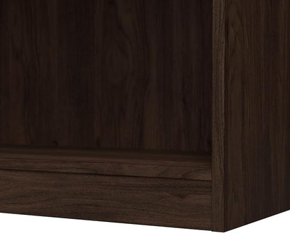 Bush Furniture Universal Tall 5 Shelf Bookcase in Black Walnut, Vertical - Image 9