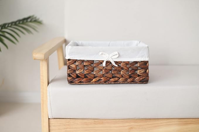 Rectangular Woven Seagrass Storage Bins - Image 5