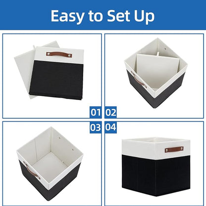 Temary Foldable Storage Cubes Set of 4 - Image 7
