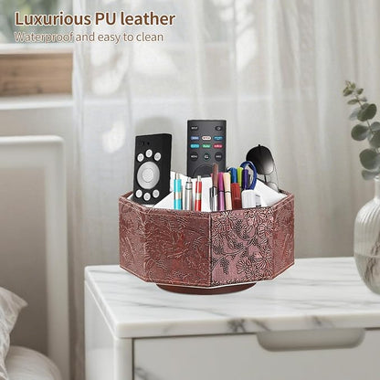 Remote Control Holder, Swivel 9 Rooms Desk Organizer and Decorations - Image 4