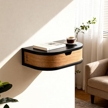 10.4Inch Floating Nightstand, Wall Mounted Bedside Shelf, Handmade Bedroom - Image 5