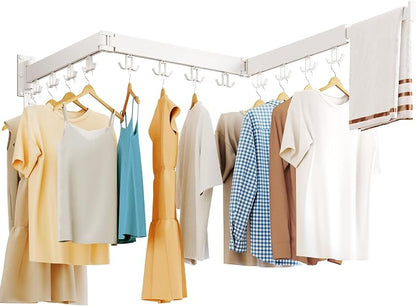 Drying Rack Clothing Wall Mounted, Clothes Drying Rack, Laundry Drying Rack by HEILAIYI