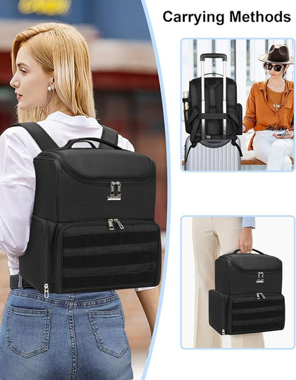 Relavel Makeup Backpack Large Makeup Bag - Image 7