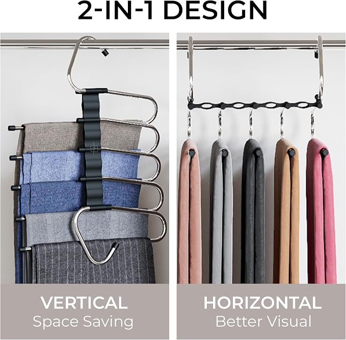 MORALVE Pants Hangers Space Saving - Image 3