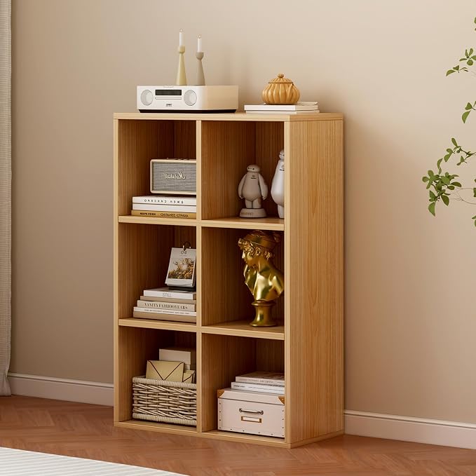 6-Cube Storage Shelf Bookcase by OSCHF