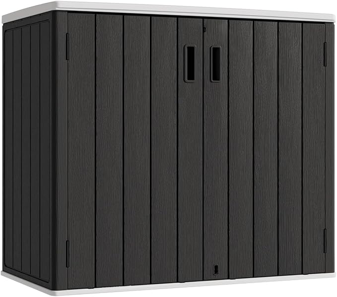 KINYING Outdoor Horizontal Storage Sheds, 37 Cu.ft Outdoor Storage Cabinet by KINYING