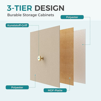 OLIXIS 8 Drawer Storage Dresser - Image 5