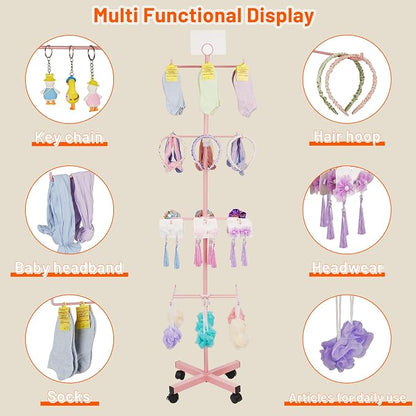 Retail Display Stand Rotating Display Stand 4 Tier Spinning Display Stand - Image 4