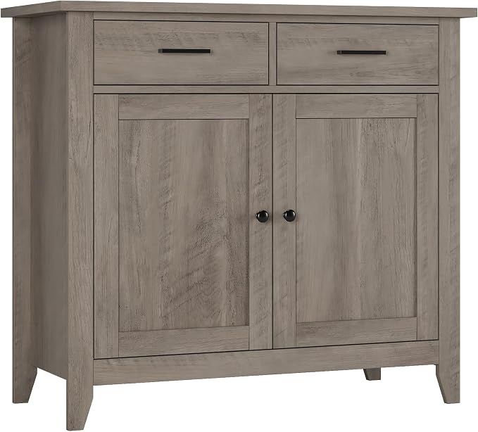 HORSTORS Farmhouse Kitchen Storage Cabinet, Small Buffet, Coffee Bar, 35.8"W by HORSTORS