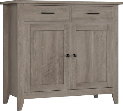 HORSTORS Farmhouse Kitchen Storage Cabinet, Small Buffet, Coffee Bar, 35.8"W by HORSTORS