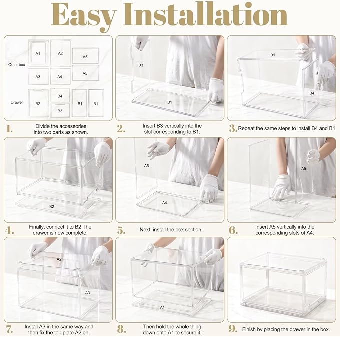 AZ.MIFENO Large Stackable Storage Drawers, Kitchen Undersink, Toy Organization - Image 6
