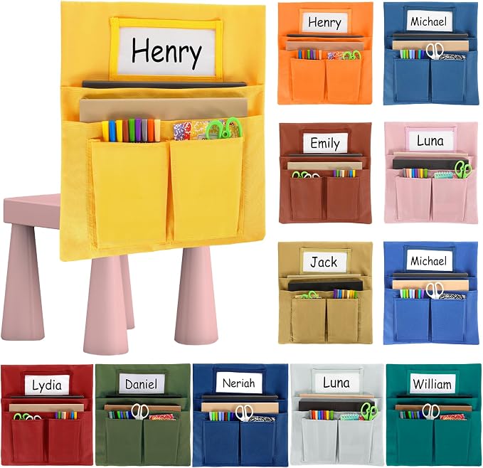 gisgfim 12 Pcs Small Chair Pockets by gisgfim