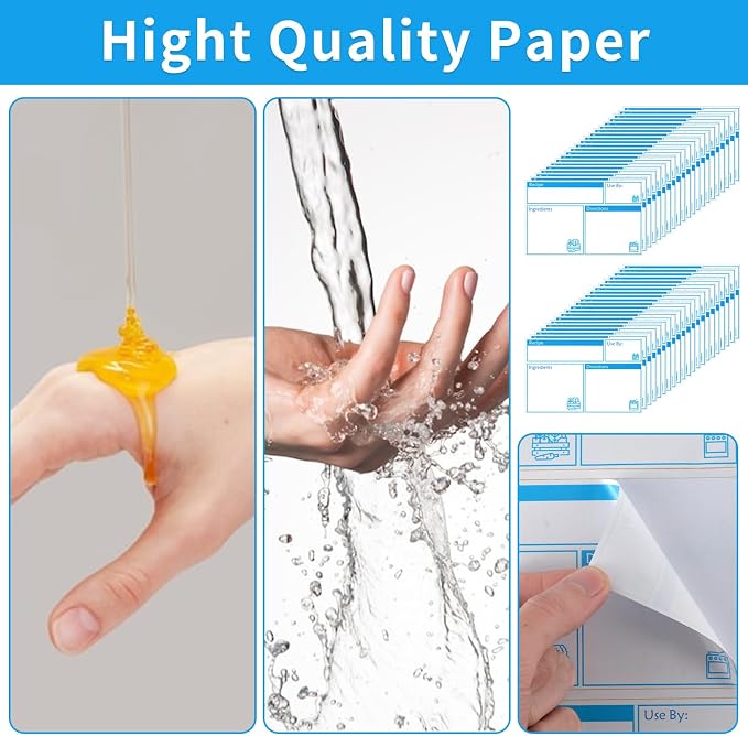 100pcs Labels for Freezer Bags Freezer Meal Labels - Image 6