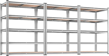 REIBII 2020LBS Garage Shelving Heavy Duty Metal Shelving 5 Tier Storage Shelves by REIBII