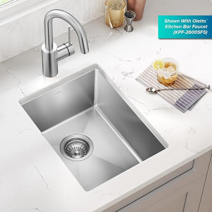KRAUS Standart Pro 14 -inch Undermount Single Bowl 16 Gauge Stainless Steel Bar - Image 3