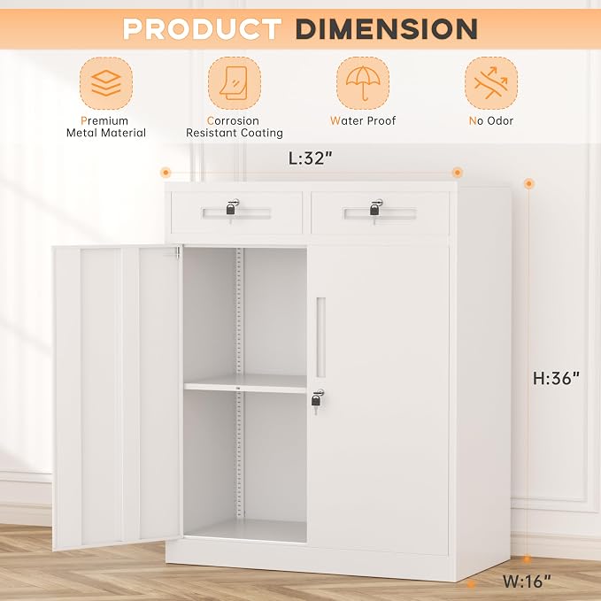 INTERGREAT Metal Garage Storage Cabinets - Image 3