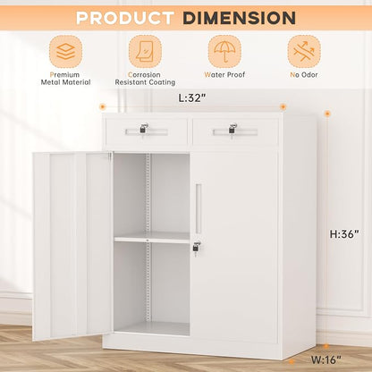 INTERGREAT Metal Garage Storage Cabinets - Image 3