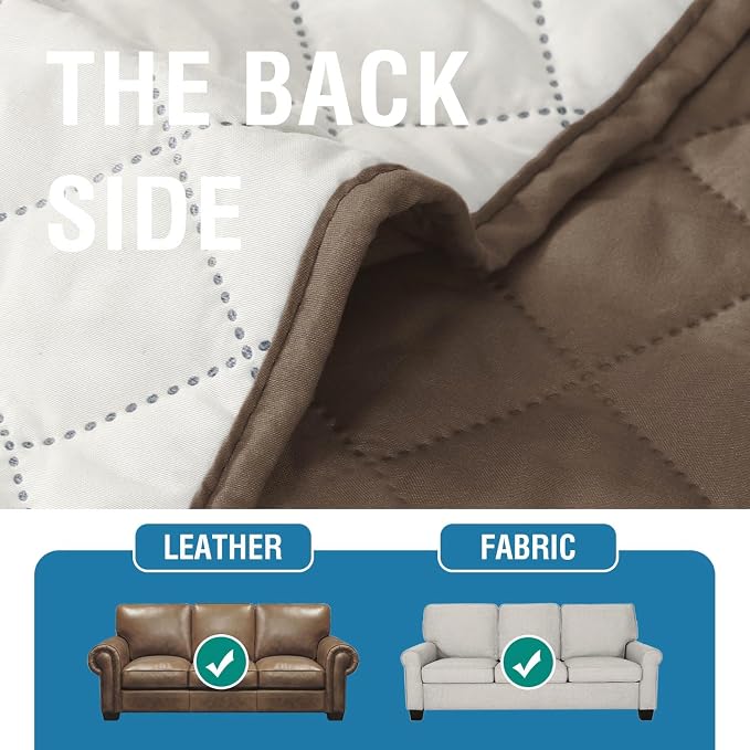 H.VERSAILTEX Couch Arm Covers Water Resistant Armrest Covers - Image 6