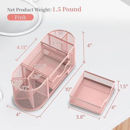 SUPEASY Mesh Desk Organizer, Desk Organizers and Accessories, Pen Holder - Image 3