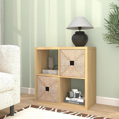 CTESNE【2026 Wooden Thick Frame 4 Cube Storage Organizer Shelf - Image 9