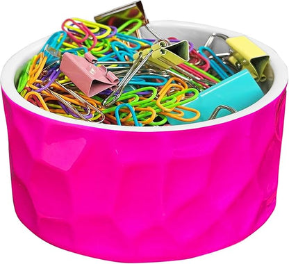 Paper Clip Holder Ceramic Paper Clip Holders Paperclips Holder Dispenser Cute - Image 3